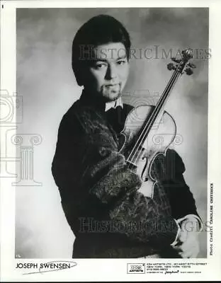 1990 Press Photo Violinist Joseph Swensen - Nop93892 • $19.99