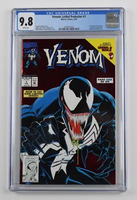 Venom: Lethal Protector #1 CGC 9.8 White Pages (Marvel Comics 1993) • $119.95