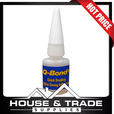 Q-Bond Adhesive 10ml Industrial Quick Bonding Cyanoacrylate Superglue QB4 • $19.90