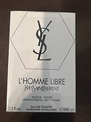 YSL L'Homme Libre Yves Saint Laurent Men 3.3 Oz Eau De Toilette SprayTester • $299