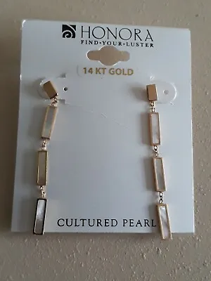 14ct Gold New Pearl Earrings REDUCED  • £100