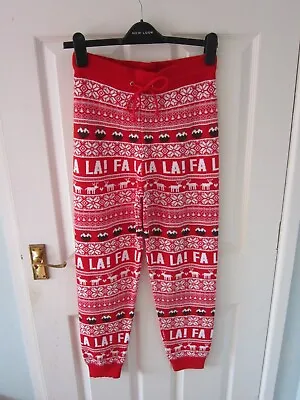 New Look Size S 8 10 Christmas Leggings Joggers Pjs Fairisle Nordic Scandi Knit • £14.99