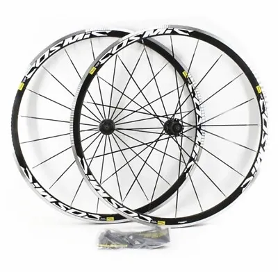 NEW MAVIC COSMIC 700c Wheelset QR Rim Brake 10 Speed Alloy Shimano Sram. • $330.43