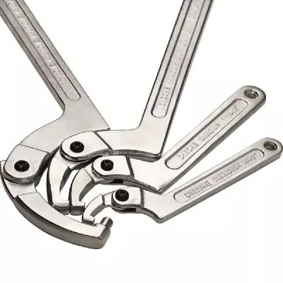 Adjustable Spanner Hook Wrench C Round Retaining Slotted Ring Universal 19-51mm • $15.57