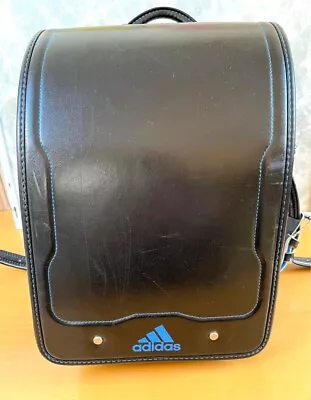 Randoseru Japanese School Bag Kid's Backpack Adidas Black Blue #4 • £75.90