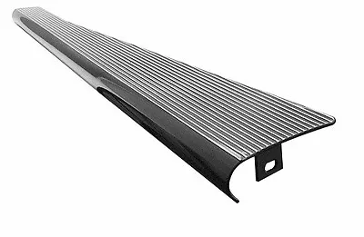 EMPI VW Bug Billet Aluminum Running Boards Gloss Black W/ Polished Ribs • $194.95