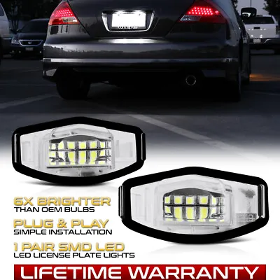 $11.49 • Buy For Honda Accord Civic Acura TSX TL ILX COMPLETE HOUSING LED License Plate Light