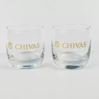 CHIVAS REGAL SCOTCH WHISKY -  2 X Glasses Tumblers Collectable • $29.95