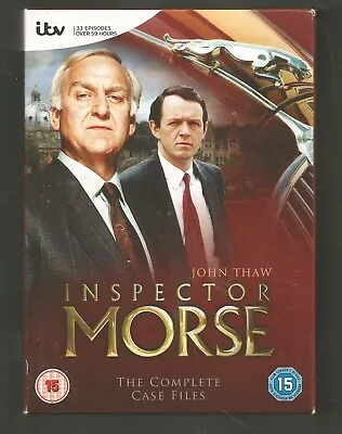 INSPECTOR MORSE - COMPLETE SERIES CASE FILES - John Thaw - UK REGION 2 DVD SET • £13.99