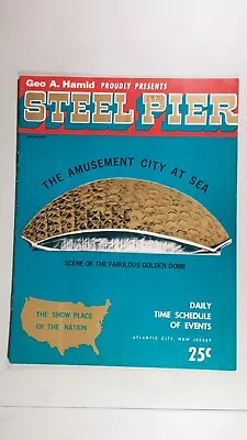 THE MONKEES = Original  Steel Pier Event Program Monkees Concert Listed • $19.99