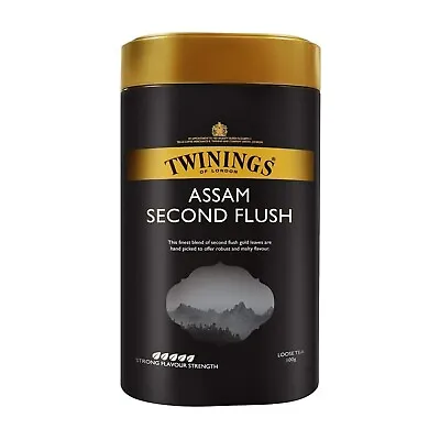 2 X Twinings Assam Second Flush Tin Tea 100g Free Shipping World Wide • $60.88