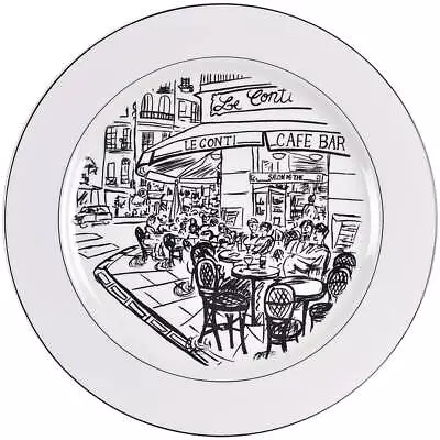 Mikasa Parisian Scenes Dinner Plate 1238509 • $35.99