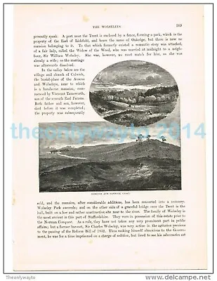 £8.97 • Buy Oakedge And Cannock Chase, Staffs, England, Book Illustration, 1882