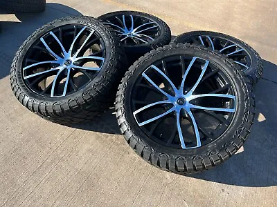 22x9 VCT Wheels Rims Tires Ford F-150 Chevy RAM 1500 Tacoma 6x139 6x5.5 6x135 • $999