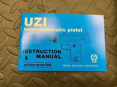 Uzi 9mm & .45 ACP Semi-Automatic Pistol IMI Instruction Manual New • $6