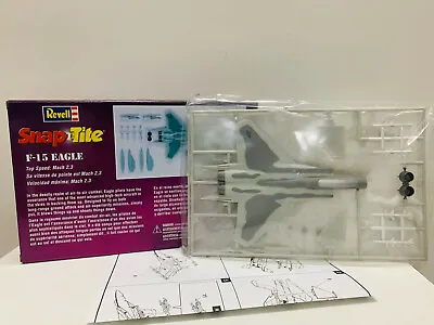 Revell Snap Tite F-15 Eagle 1:100 Scale Plastic Model Airplane Kit New In Box • $11.90