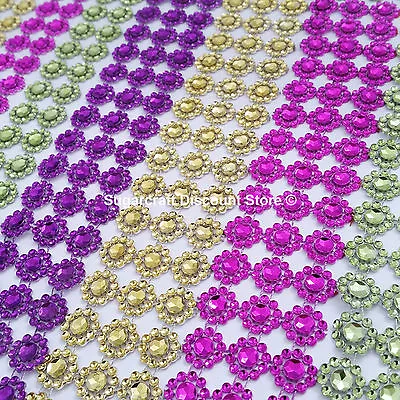 £2.99 • Buy  1M Crystal Diamante Sparkly Rhinestone EFFECT Mesh Ribbon BLING Trim SUNFLOWER