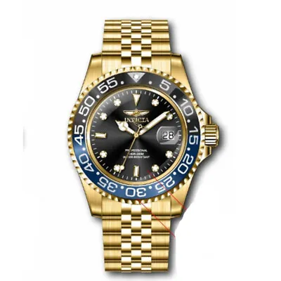 Invicta Pro Diver Quartz Black Dial Batman Bezel Men's Watch 36043 • $64.99