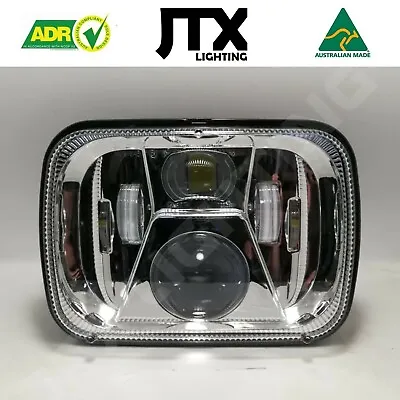 1 Pair Chrome LED JTX Headlights 5x7  No Halo Suits F250 • $517.50