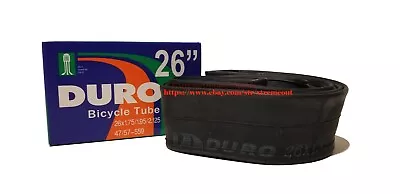 Duro 26in Mountain Bike Light Weight Inner Tube 26 X 1.75-2.215  Schrader Valve • $8.49