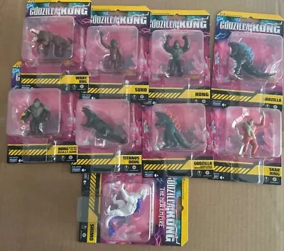 Full Set (9) Godzilla X Kong - 2” MINI Figures New Empire 2024 Shimo Wart Dog • $78