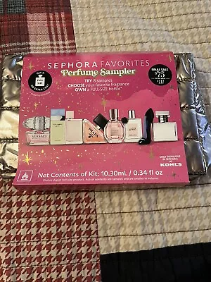 Sephora Favorites Perfume Sampler Set: Prada Versace Dolce & Gabbana Burberry • $4.25