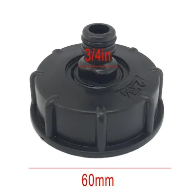 1 Pcs IBC Tank Tap 60mm Coarse Thread Fitting 1000L Water Container Fitting • £6.50