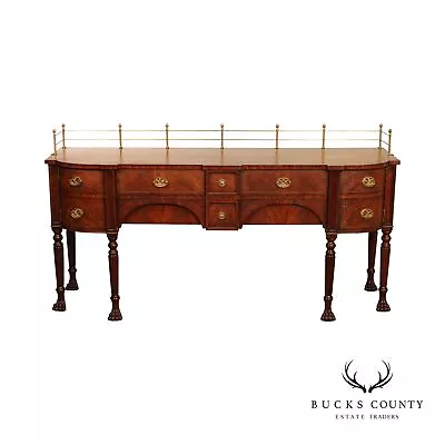 Maitland Smith English Regency Style Mahogany Paw Foot Sideboard • $3495