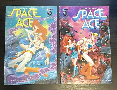 Space Ace #2 & 3 Don Bluth Presents Robert Kirkman 2003 CGE CrossGen Comics • $19.20