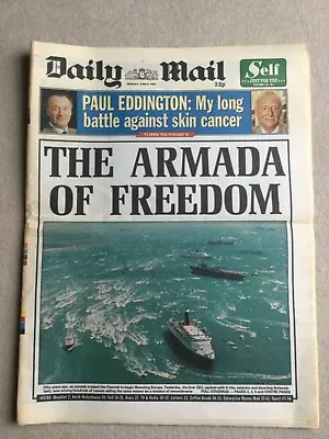 DAILY MAIL NEWSPAPER JUNE 6 1994 D DAY 50th Anniversary • £2