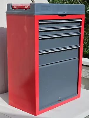 Benchtop Vintage 30  Mechanics Tool Cabinet Chest Box Rare Large Machinest Usa • $439.99