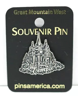 Historic Salt Lake City Lds Mormon Temple Souvenir Travel Lapel Pin • $9.99