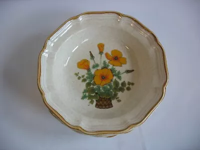 NOS S/4 Mikasa Garden Club Petunias Soup Cereal Bowl Japan Floral 1976-1982 • $22.21