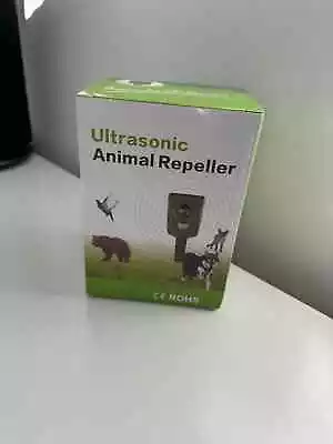 Ultrasonic Cat Dog Fox Pest Motion Sensor Repeller Scarer Deterrent Repellent UK • £6