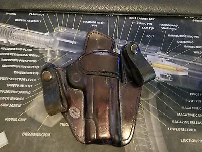 MILT SPARKS VM2 IWB 1911 Commander HOLSTER BROWN USED GOOD CONDITION • $68