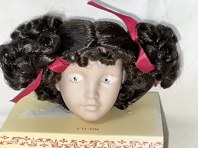 Kemper Doll Wig 8-9 Dark Brown Ponytail Hair Full Cap Cute Girl  #84 • $5