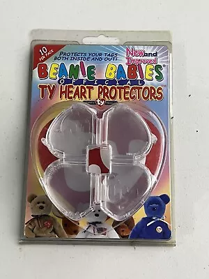 Official Ty Beanie Baby Heart Tag Protectors 10 Pack Authentic • $10