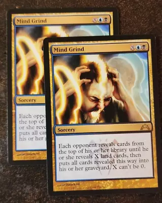 2x Mind Grind Sorcery Rare Cards - Gatecrash - NM/VG • $12