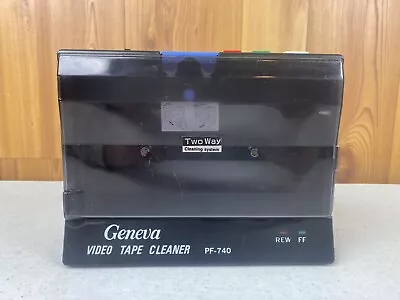 Geneva VHS Tape Cleaner PF-740 Two Way Cleaning System • $500
