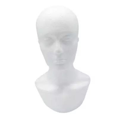 £6.74 • Buy Polystyrene Head Male Mannequin Head For Presentation Wigs,