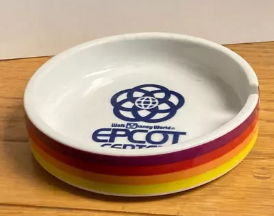 Walt Disney World Epcot Center Rainbow Ashtray 1980s Vintage Japan • $38.95