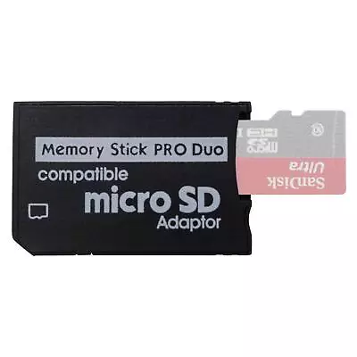 Adaptador Memory Stick Psp Micro Sd A Memory Stick Pro Duo Magicgate Ca • $12.73