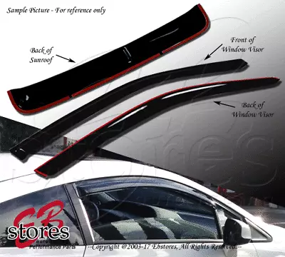 Vent Shade Out-Channel Window Visor Sunroof T2 3pc Combo Chevy Monte Carlo 95-99 • $62.95