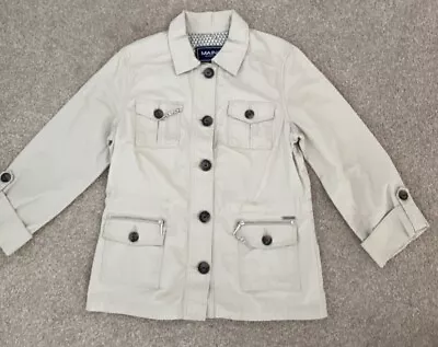 Maine New England Cream Summer Ladies Jacket In Size UK 12 REDUCED • £4.99