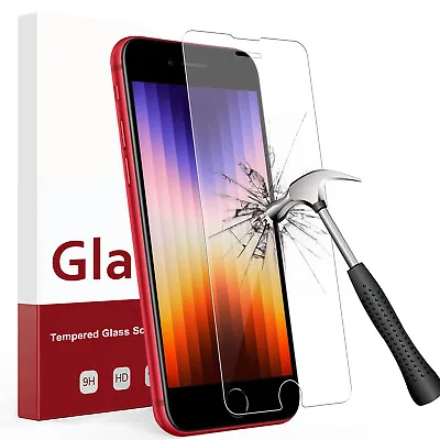 Scratch/Shatter-Proof Tempered Glass Screen Film Lot For IPhone 13 12 11 Max SE • $32.99