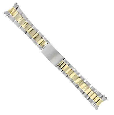 $39.95 • Buy 20mm Oyster Watch Band Bracelet For Rolex Datejust 16013 16233 Gold/ss Two Tone