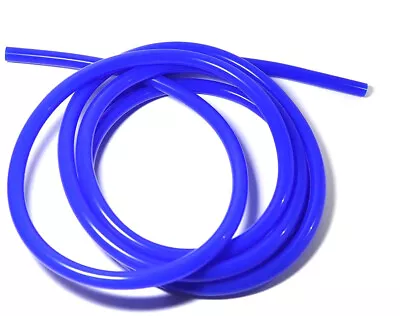 10ft Universal 5MM 3/16  Vacuum Air Silicone Hose Line Tube 3mm Thickness BLUE • $12.99