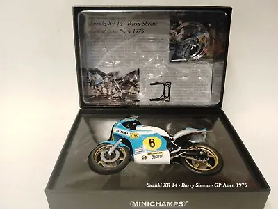MINICHAMPS Suzuki XR 14 #6 Barry Sheene Grand Prix Assen 1975 1/12 122750006 • $222.71