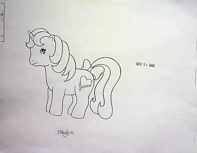 My Little Pony 1986 Animation Original  Production COPY MODEL SHEET Marvel • $7.96