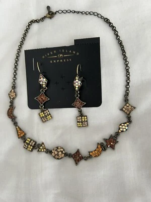 £5.99 • Buy River Island New Costume Jewellery Necklace And Earrings